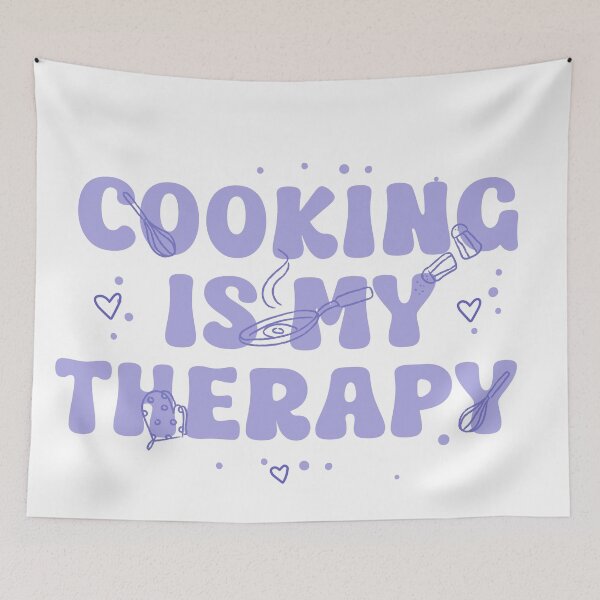 Item preview, Cooking Is My Therapy designed and sold by Creavodesigns.