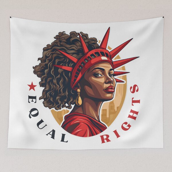 Item preview, Equal Rights Art Lady Liberty Art Civil Rights designed and sold by VivaIconicPrint.