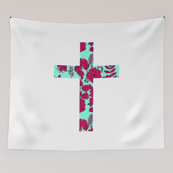 Item preview, Floral Easter Cross Design designed and sold by StylishTayla.