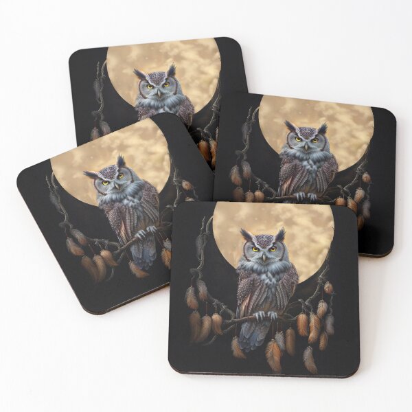 Item preview, Bohemian Owl and Moon  designed and sold by Stephanie Laird.
