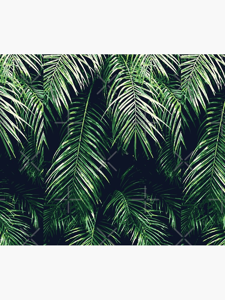 Disover Tropical Palm Leaves Tapestry