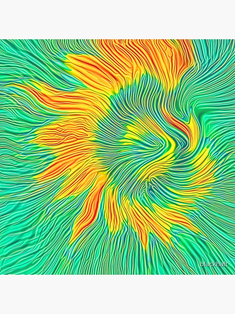 Abstract sunflower | Energy exchange by blackhalt