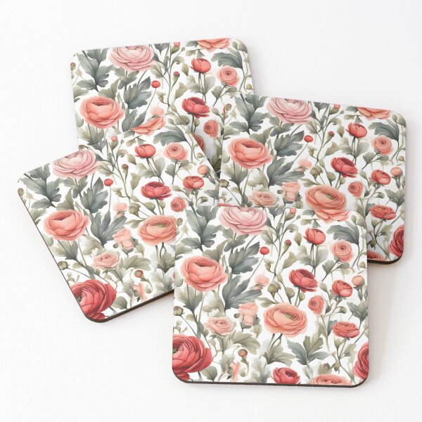 Item preview, Ranunculus pattern designed and sold by CreativeSparkzz.