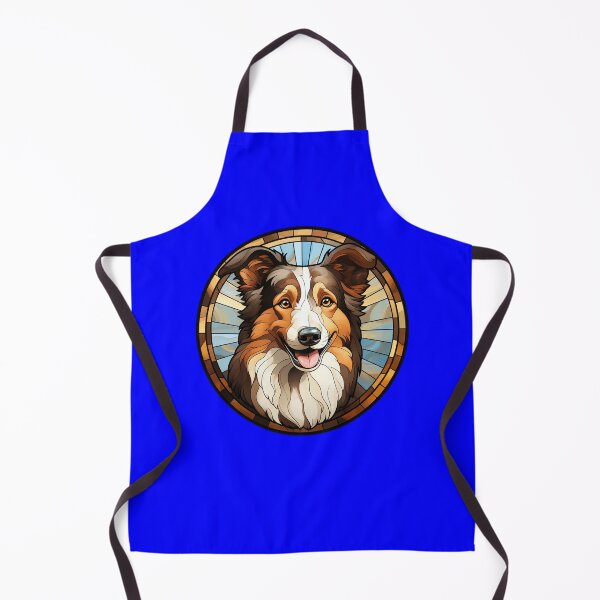 Item preview, Collie Dog Owner Stained Glass Full Face Art Collie Design designed and sold by fantasticdesign.