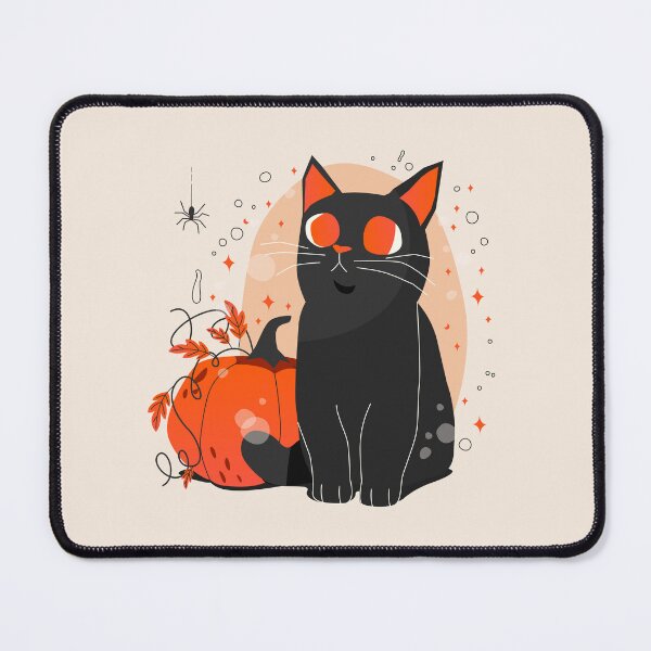 Item preview, Curious Whiskers: Black Cat & Spider Collection designed and sold by Wise-Geek.