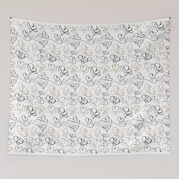 Item preview, Love Heart Pattern seamless designed and sold by graphicmeyou.