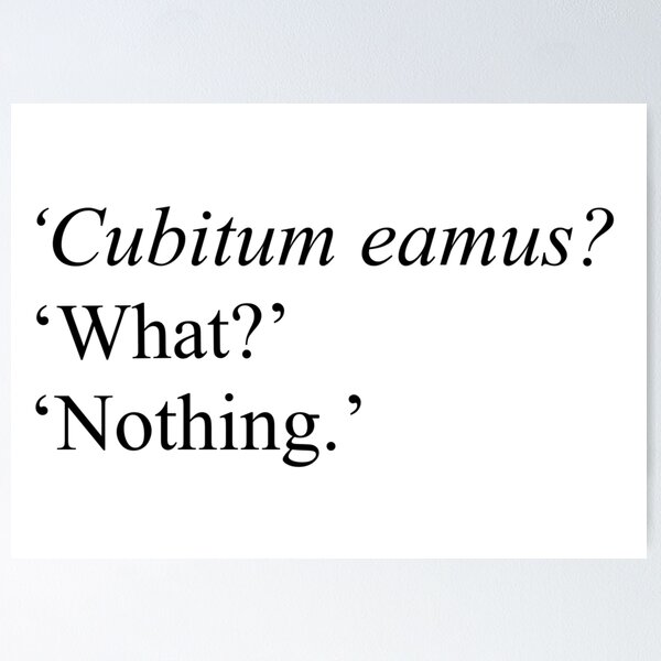 Item preview, Cubitum Eamus designed and sold by whimsicali.