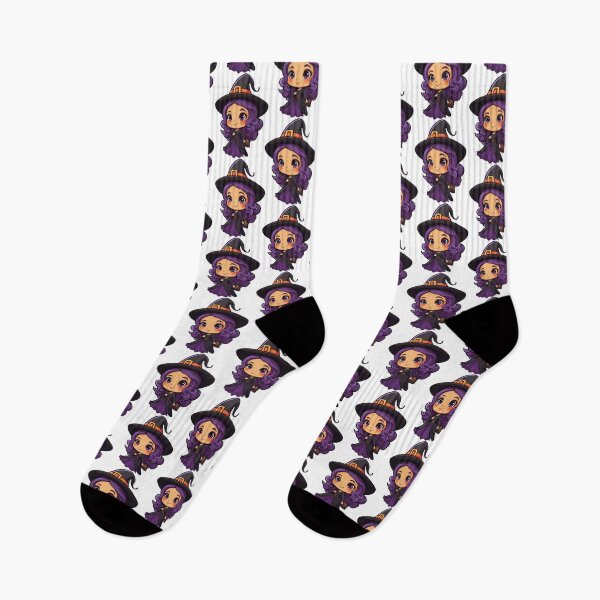 Item preview, Brujita cute morada designed and sold by StickerLab4.