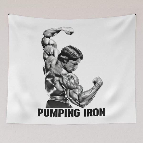 Item preview, Pumping Iron. Arnold Schwarzenegger Fan art. designed and sold by HuzaifaNaveedh.