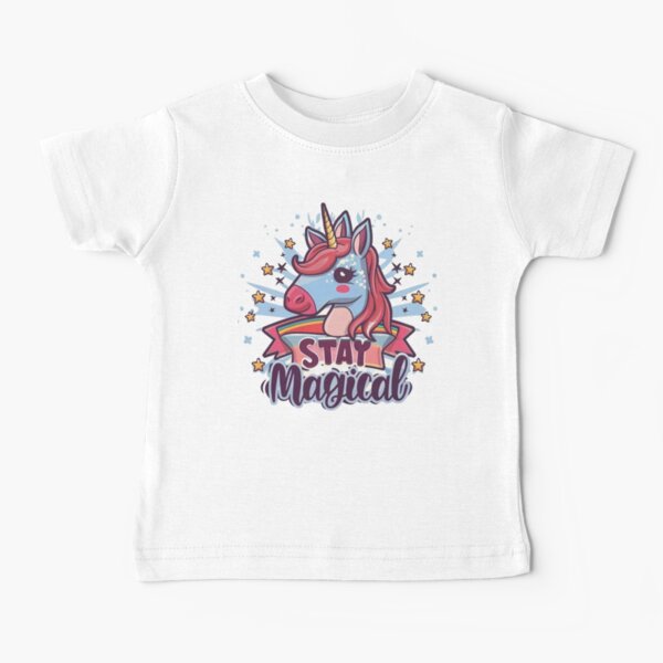 Item preview, Magical unicorn say stay magical  designed and sold by Coollzone.