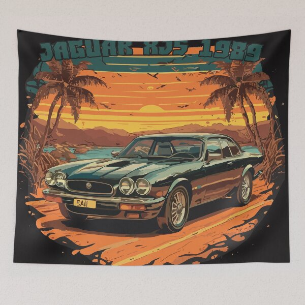 Item preview, Jaguar XJS 1989 - Classic Car Vector Design designed and sold by diegomenjivar92.