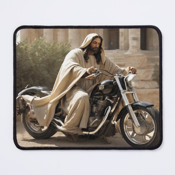 Item preview, !! Lord Jesus Christ On ah Motorbike Version 2.0 Remaster !! Now Includes Bible designed and sold by NovaBlondesShop.