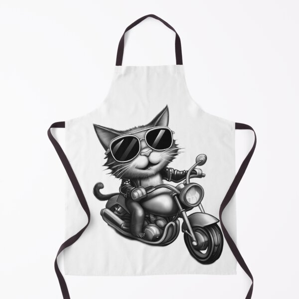 Item preview, Cat rocker on a motorcycle designed and sold by SommeryLaser.