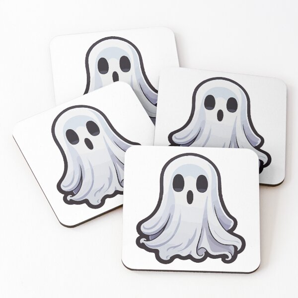 Item preview, Scary cute little ghost designed and sold by StickerLab4.