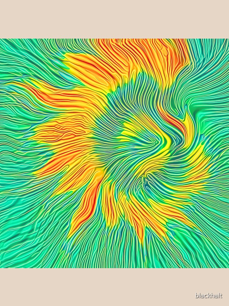 Abstract sunflower | Energy exchange by blackhalt