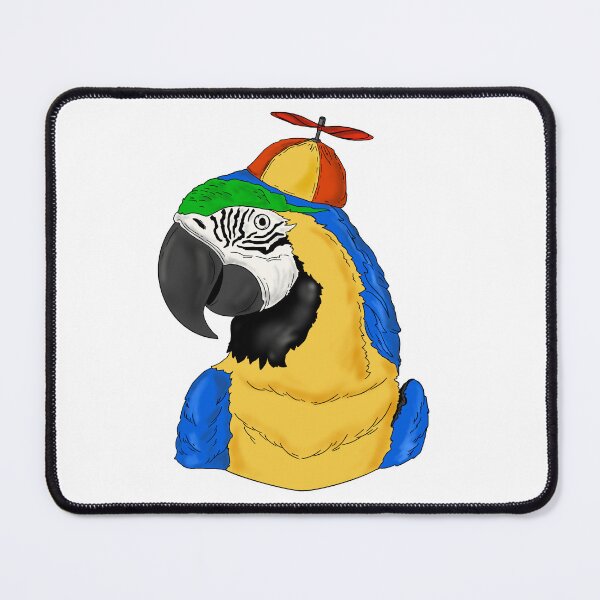 Item preview, Macaw with Spinner Hat designed and sold by Bearschtick In The Woods.