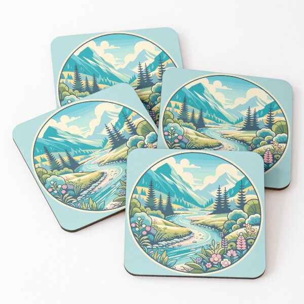 Item preview, Pastoral Serenade: Alpine Creek in Spring designed and sold by Granola Souls.