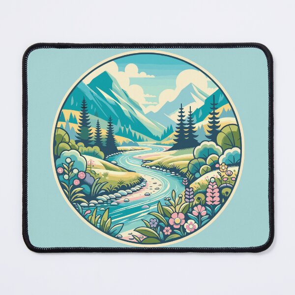 Item preview, Pastoral Serenade: Alpine Creek in Spring designed and sold by Granola Souls.