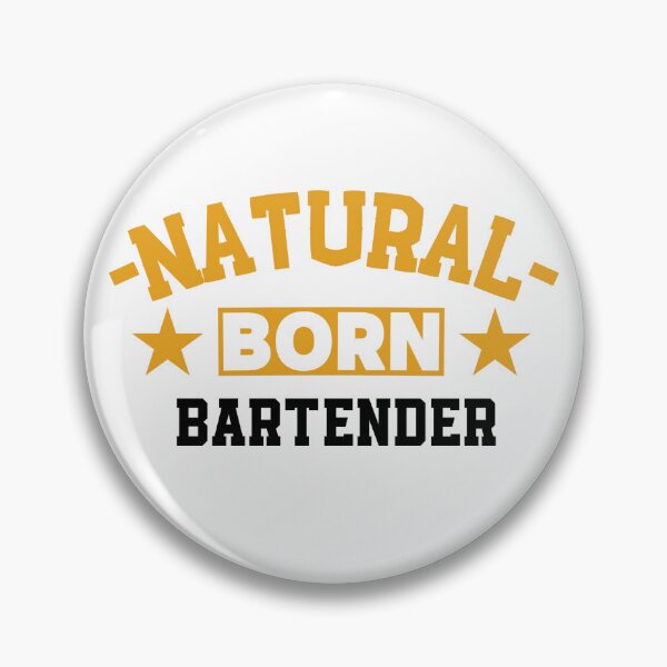 Item preview, Natural Born Bartender - Funny Gift for Bartender S4G designed and sold by eeternalrestt.