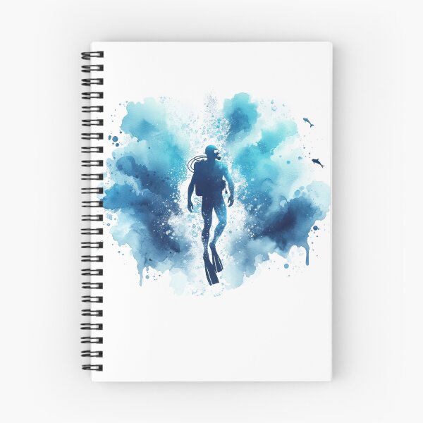 Item preview, Diver Dives Underwater In The Sea designed and sold by sbachstroem.