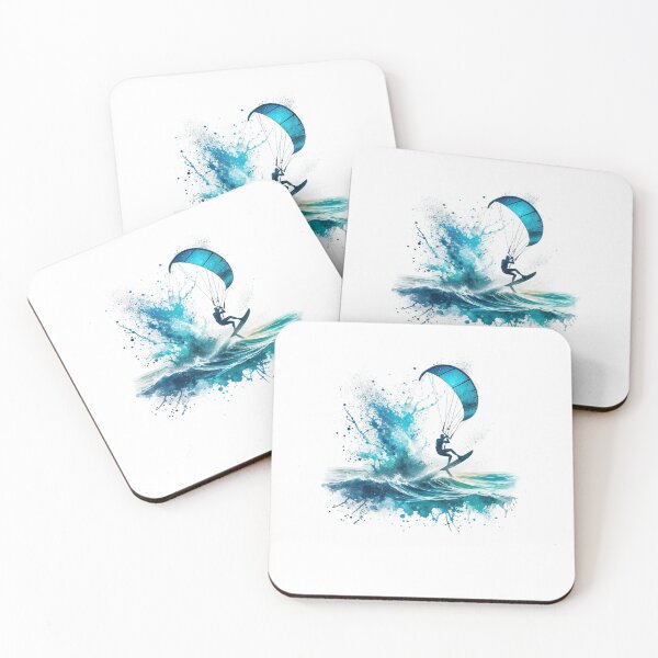 Item preview, Kiteboarder's Wave - Freedom On Water designed and sold by sbachstroem.