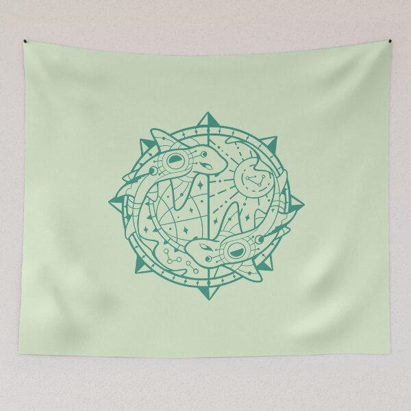 Item preview, Dogfish Constellation | SEAFOAM GREEN designed and sold by evybenita.