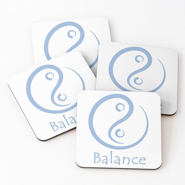 Item preview, Balance Yin Yang Blue designed and sold by Decaf2Go.