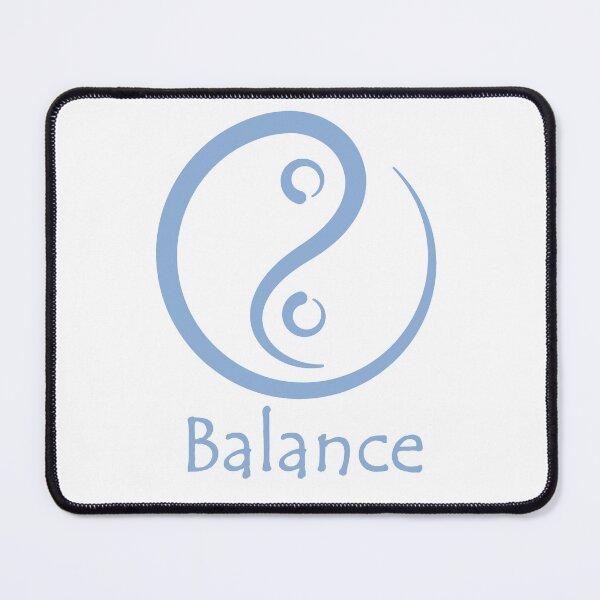 Item preview, Balance Yin Yang Blue designed and sold by Decaf2Go.