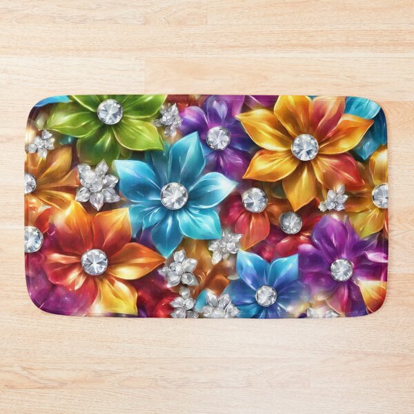 Item preview, Painted Diamond Flowers designed and sold by SweetRossel.