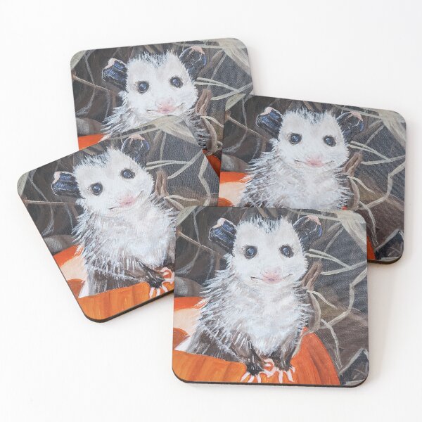 Item preview, Pumpkin Pie, Opossum Painting designed and sold by Joyful Chaos Art.