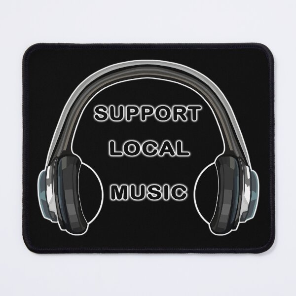 Item preview, Support Local Music Headphones designed and sold by Deborah Camp.