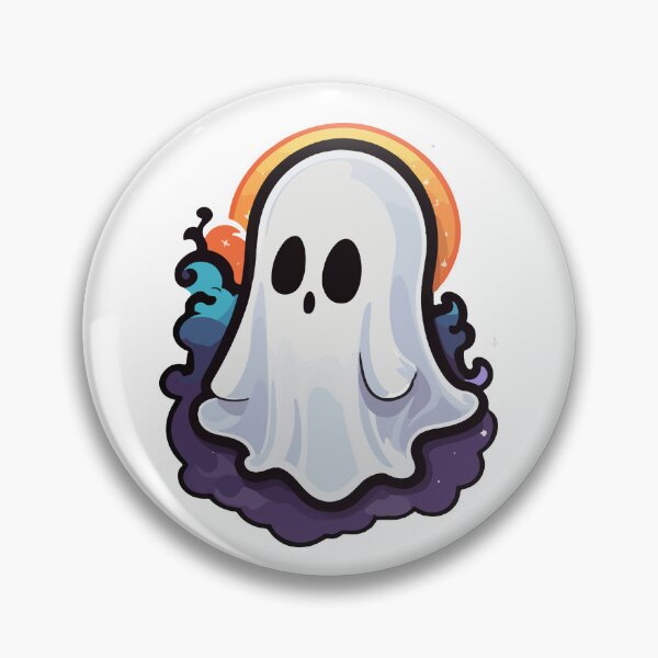 Artikelvorschau, Geist mit buntem Hintergrund entworfen und verkauft von StickerLab4.