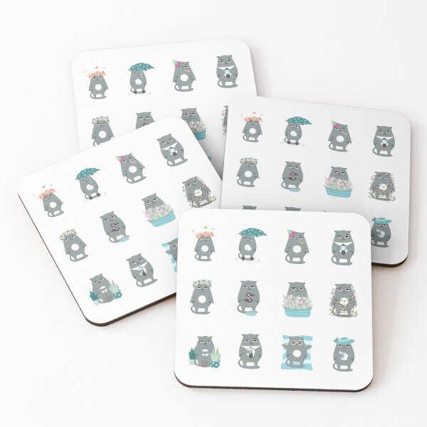 Item preview, a cat with an upset face, enjoying its day designed and sold by huape.