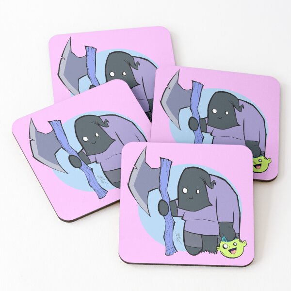 Item preview, Cute Kawaii Executioner holding smiling head designed and sold by SilentWill94.
