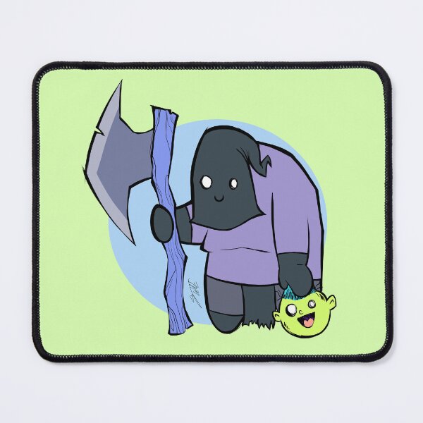 Item preview, Cute Kawaii Executioner holding smiling head designed and sold by SilentWill94.