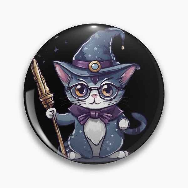 Item preview, Cute Kitty Cat Feline Little Wizard designed and sold by LuizSilva1983.