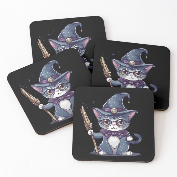 Item preview, Cute Kitty Cat Feline Little Wizard designed and sold by LuizSilva1983.