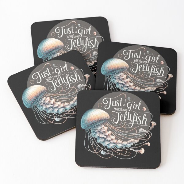 Item preview, Just a Girl Who Loves Jellyfish designed and sold by SandbarTees.