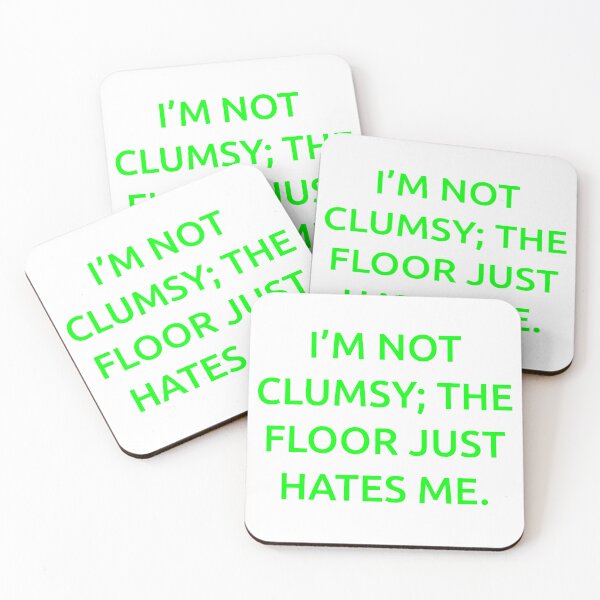 Item preview, I’m not clumsy; the floor just hates me. designed and sold by IMCDT.