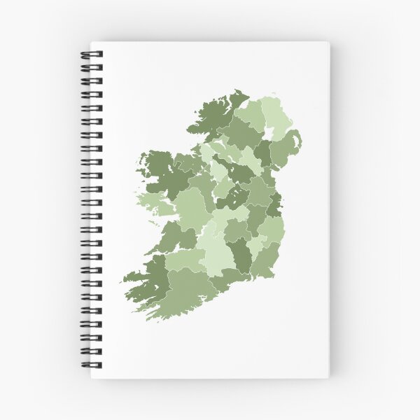 Item preview, Mapa de los condados de Irlanda designed and sold by amcdesigns.
