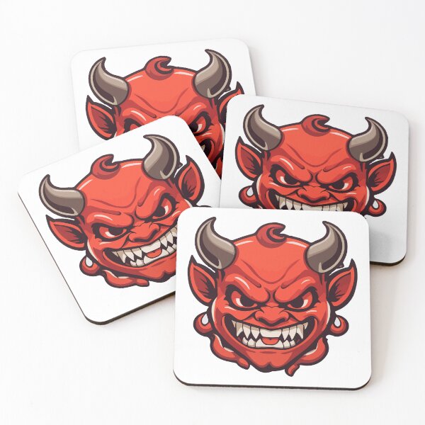 Item preview, Devil head with horns designed and sold by StickerLab4.