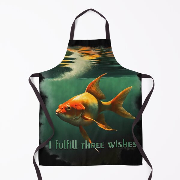 Item preview, GOLD FISH, I fulfill three wishes designed and sold by CrisMor-Art.