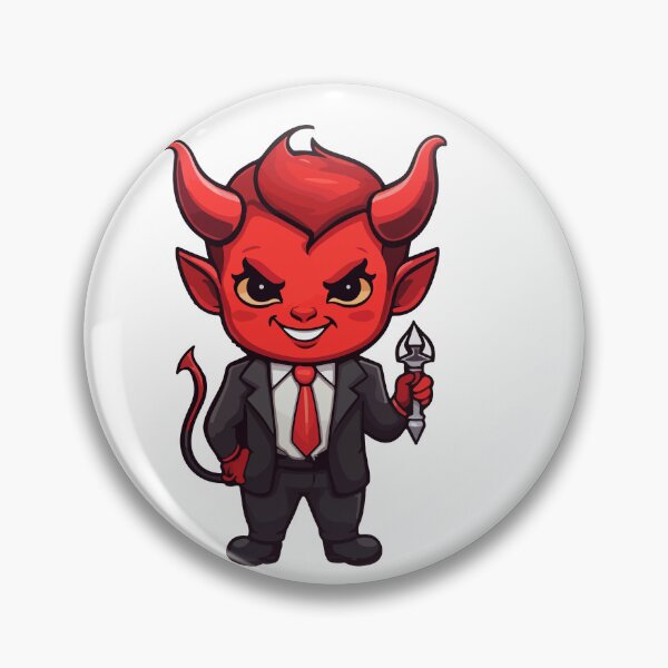 Item preview, devil in suit designed and sold by StickerLab4.