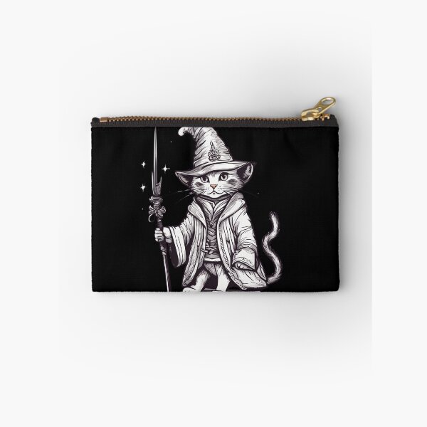 Item preview, Cute White Kitty Cat Feline Wizard designed and sold by LuizSilva1983.