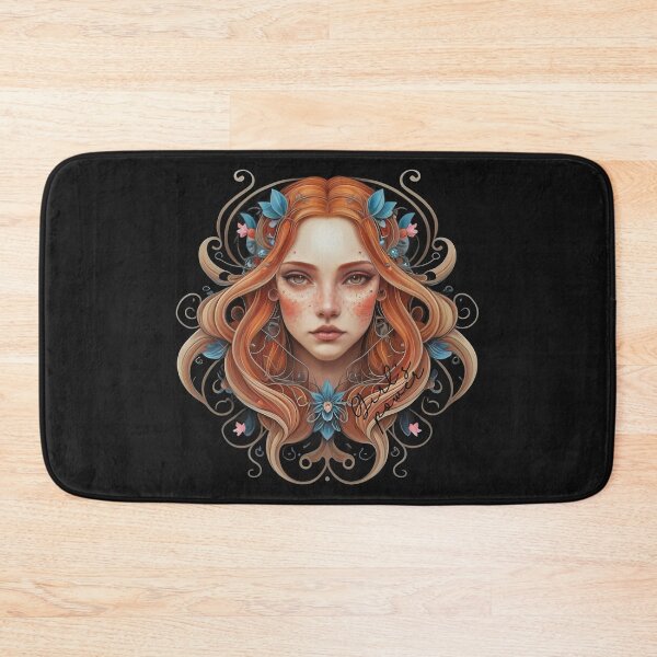 Item preview, Beautiful redhead sorceress, girl's power designed and sold by LuckyFamily.