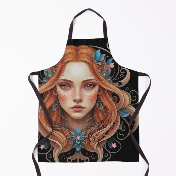 Item preview, Beautiful redhead sorceress, girl's power designed and sold by LuckyFamily.