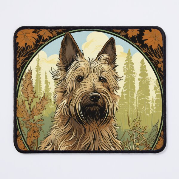 Item preview, Berger Picard dog art in old retro vintage style designed and sold by WallyPink.