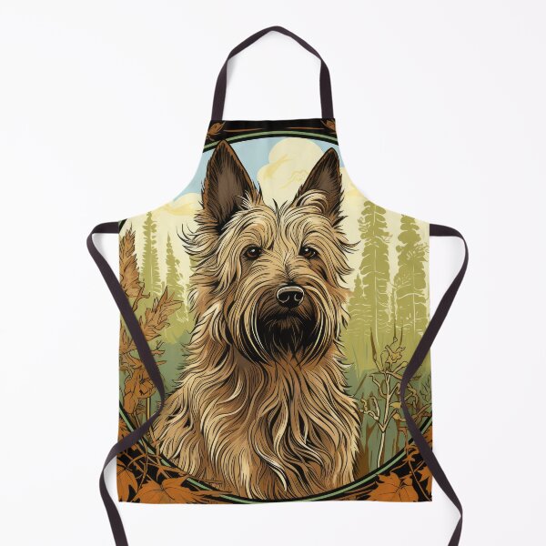Item preview, Berger Picard dog art in old retro vintage style designed and sold by WallyPink.