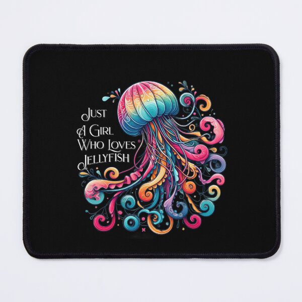 Item preview, Just a girl who loves Jellyfish Brightly Colored Design designed and sold by SandbarTees.