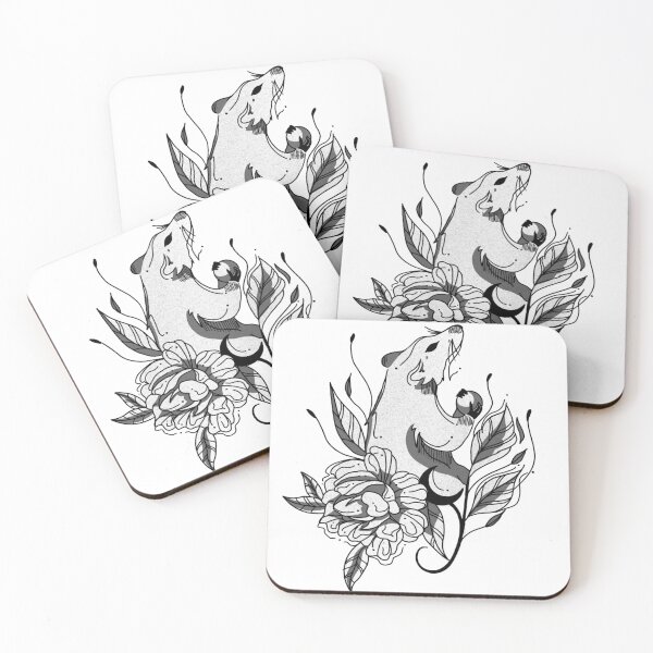 Item preview, gothic flower rat designed and sold by Altelya.
